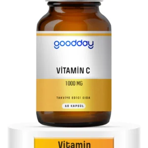 GOODDAY VİTAMİN C 1000 MG 60 KAPSÜL BİTKİSEL BESİN DESTEĞİ