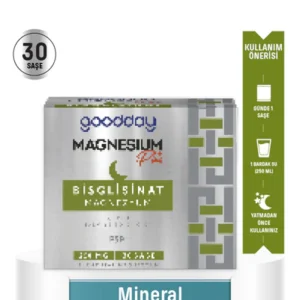 GOODDAY MAGNESIUM PLUS G (MAGNEZYUM BİSGLİSİNAT) & P5P 30 SAŞE